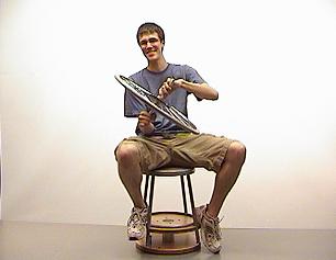 Rotating stool and wheel