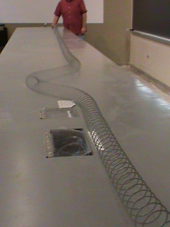 Slinky on table