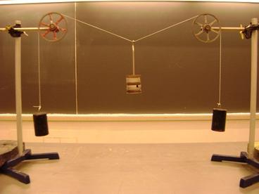 Rope and three weights